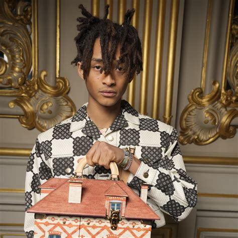 Jaden Smith's Louis Vuitton Dollhouse Bag at Fall 2023 Show